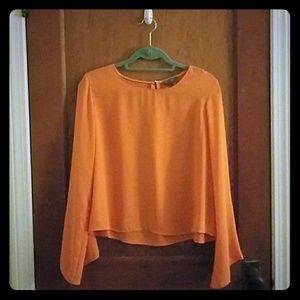 Vince Camuto Orange Blouse